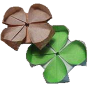 origami clover of curves instructions diagrams